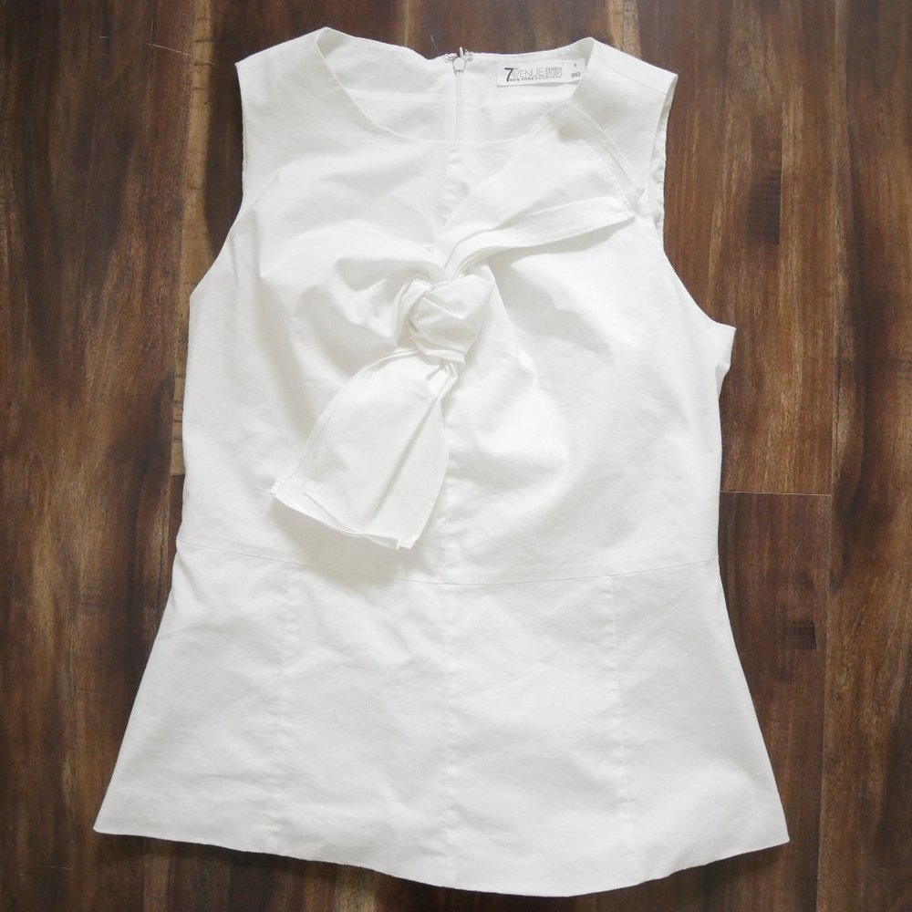 New York & Co Tie Front Blouse